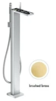 MELANGEUR BAIGNOIRE POSE LIBRE AXOR MYEDITION brushed brass sans plaque