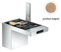MELANGEUR DE BIDET AXOR MYEDITION polished red gold Sans plaque avec vidage Push-Open