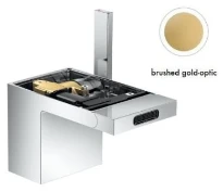 MELANGEUR DE BIDET AXOR MYEDITION brushed gold optic Sans plaque avec vidage Push-Open