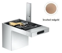 MELANGEUR DE BIDET AXOR MYEDITION brushed red gold Sans plaque avec vidage Push-Open