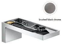 Axor MyEdition bec de baignoire sans plaque noir brossé bec 176 mm