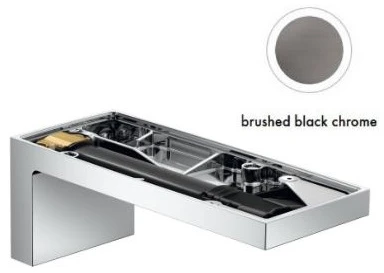 Axor MyEdition bec de baignoire sans plaque noir brossé bec 176 mm