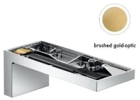 ECOULEMENT BAIGNOIRE AXOR MYEDITION brushed gold optic Sans plaque saillie 176 mm