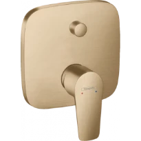 SET DE FINITION BAIN/DOUCHE HANSGROHE TALIS E brushed bronze mural encastre avec aerateur