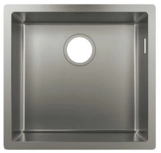 EVIER SOUS-ENCASTRABLE HANSGROHE S719-U450 500 MM - 450 MM o rvs 1 cuve sans vidage