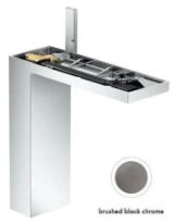 MELANGEUR DE LAVABO AXOR MYEDITION brushed black Sans plaque avec vidage Push-Open
