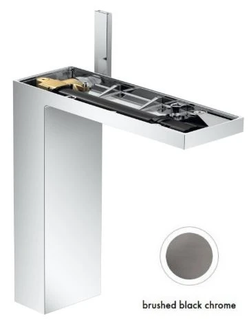 MELANGEUR DE LAVABO AXOR MYEDITION brushed black Sans plaque avec vidage Push-Open