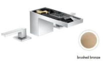 MELANGEUR DE LAVABO AXOR MYEDITION brushed bronze pour vasque libre avec vidage - sans plaque