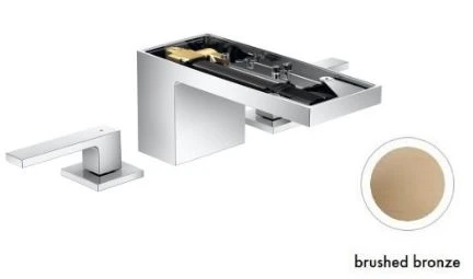 MELANGEUR DE LAVABO AXOR MYEDITION brushed bronze pour vasque libre avec vidage - sans plaque
