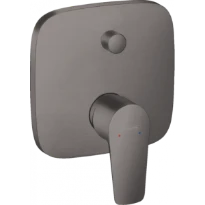SET DE FINITION BAIN/DOUCHE HANSGROHE TALIS E brushed black mural encastre avec aerateur