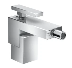 MELANGEUR DE BIDET AXOR EDGE chromé avec vidage Push-Open