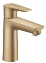 Hansgrohe Talis E mitigeur lavabo Comfortz110 bronze brossé avec vidage avec tirette