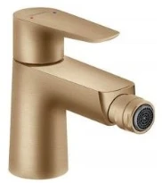 Hansgrohe Talis E mitigeur bidet sailli 116 mm bronze brossé avec vidage avec tirette