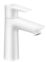 Hansgrohe Talis E mitigeur lavabo ComfortZ110 blanc avec vidage avec tirette
