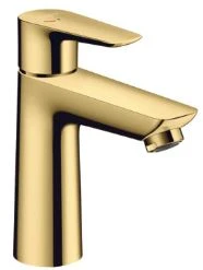Hansgrohe Talis E mitigeur lavabo ComfortZ110 polished gold optic avec vidage avec tirette