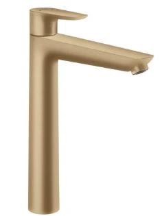 Hansgrohe Talis E mitigeur lavabo ComfortZ240 bronze brossé avec vidage avec tirette