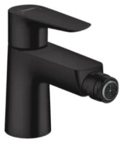 Hansgrohe Talis E mitigeur bidet noir mat avec vidage