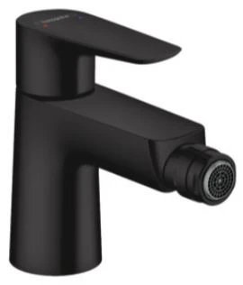 Hansgrohe Talis E mitigeur bidet noir mat avec vidage