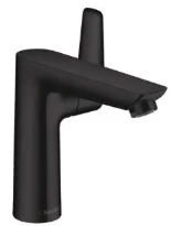 MELANGEUR DE LAVABO MONO-COMMANDE HANSGROHE TALIS E mat noir comfortzone 150 avec vidage