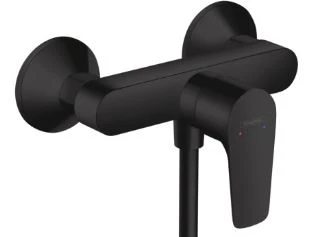 MELANGEUR DE DOUCHE MONO-COMMANDE HANSGROHE TALIS E mat noir apparent