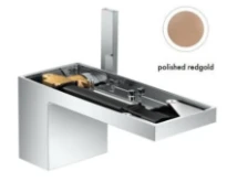 Axor MyEdition mitigeur lavabo or rouge poli sans plaque