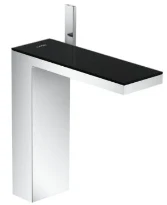 MELANGEUR DE LAVABO MONO-COMMANDE AXOR noir/chromé quick clean débit réglable eco 3,5-5l/min
