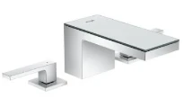 MELANGEUR DE LAVABO 3-TROUS AXOR MYEDITION chromé pour vasque libre avec push open - sans plaque