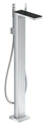 MELANGEUR BAIGNOIRE POSE LIBRE AXOR MYEDITION noir/chromé