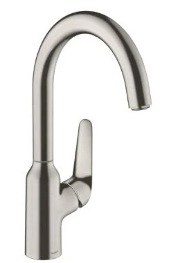 Hansgrohe M421 mitigeur cuisine - stainless steel optic - comforzone 220