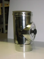Roccheggiani SPG 316L inox simple paroi pièce d'inspection MF 80 x 80 mm (joint Viton)
