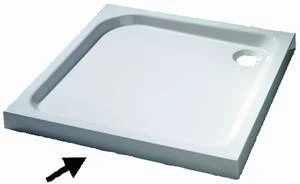 Huppe Purano receveur de douche plint 900 x 90 mm - blanc