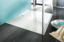 Huppe K EasyStep douchebak gietmarmer 900 x 900 x 30 mm - wit