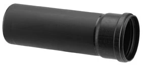 Burgerhout Twinline air arrivée d'air tuyau (longueur 1000 mm) 80 mm - noir