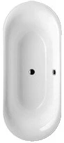 Villeroy & Boch Cetus bad ovaal quaryl 1750 x 750 mm - blanc - avec pieds