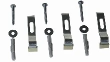 Ferrobase fixation murale set de 3 supports pour baignoire et douche