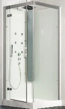 CABINE DE DOUCHE KINEDO HORIZON 2 90 - 90 o 211 ! gris Porte tournante - Thermostat