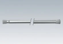 DBJ Standard barre de douche téléscopique 1250-2250 mm - alu
