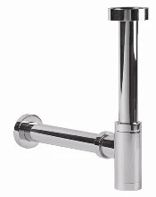 Clou Mini Suk bekersifon 5/4 x 25 mm - chroom - voor handenwasser