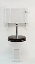 Aqua Prestige Edwardian toilette sorti H - blanc - pour réservoir suspendue