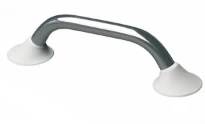 POIGNEE LINIDO ERGOGRIP 60 - CM rvs/blanc inox 304 pour fixation murale poli