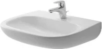 Duravit D-Code Vital Med lavabo 550 x 430 mm - blanc - avec trou de robinet - sans trop-plein