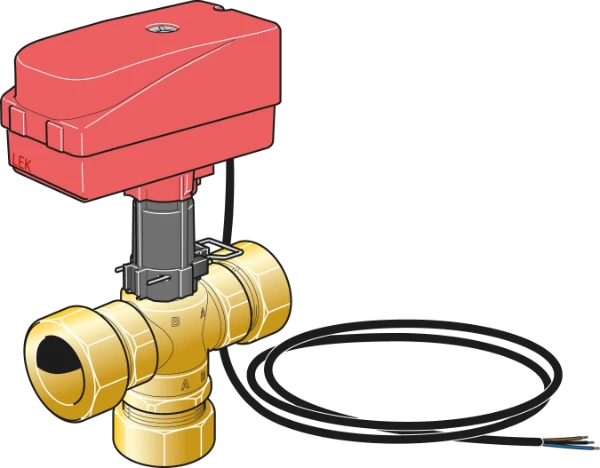 Nibe Accessoires VCC 11 wisselafsluiter voor cv- / boiler max 17 kW