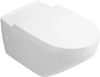 Villeroy & Boch Lifetime slim siège des toilettes - blanc - softclose - quick release - charnière inox