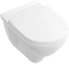 Villeroy & Boch O.Novo hangtoilet PACK (Hangtoilet + zitting met softclose) - wit - B360xD540 mm