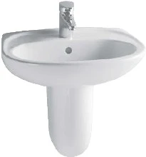 Procasa Normus cache-siphon pour lavabo - blanc - inclusif fixations