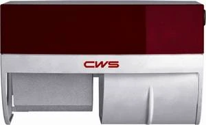 WC ROLHOUDER CWS PARADISE zonder asbak voor 2 rollen, met slot - excl cover