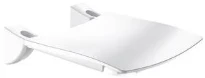 SIEGE MONTEE DOUCHE 470 - 506 o CM 32 MM blanc inox