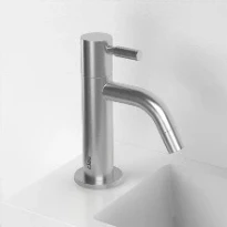 Clou Freddo 2 robinet eau froide - bec 90 mm - acier inoxydable brossé
