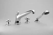 Dornbracht MADISON mitigeur bain 4-trous chromé sur gorge bec 225 mm