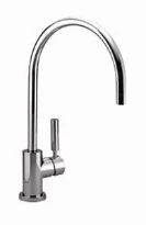 Dornbracht TARA Classic mitigeur cuisine chromé avec poignée droite-sailli 200 mm